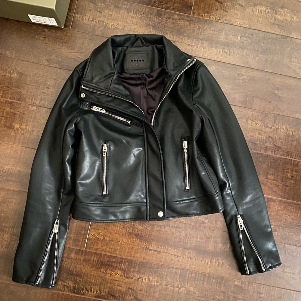 Blank NYC Leather Moto Jacket